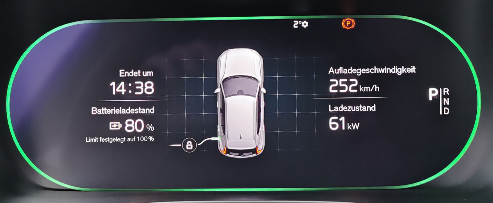Ladeleistung erreicht keine 150kw