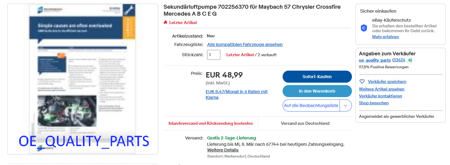 B170 startet morgens schlecht