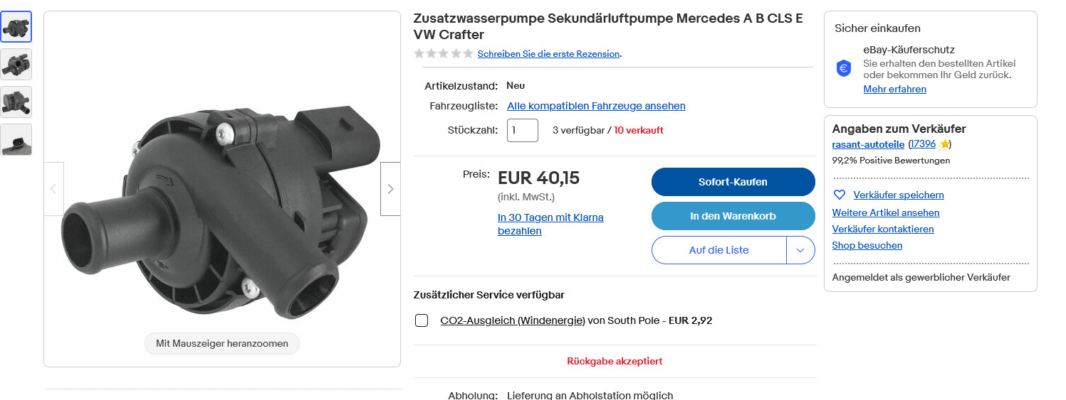 B170 startet morgens schlecht