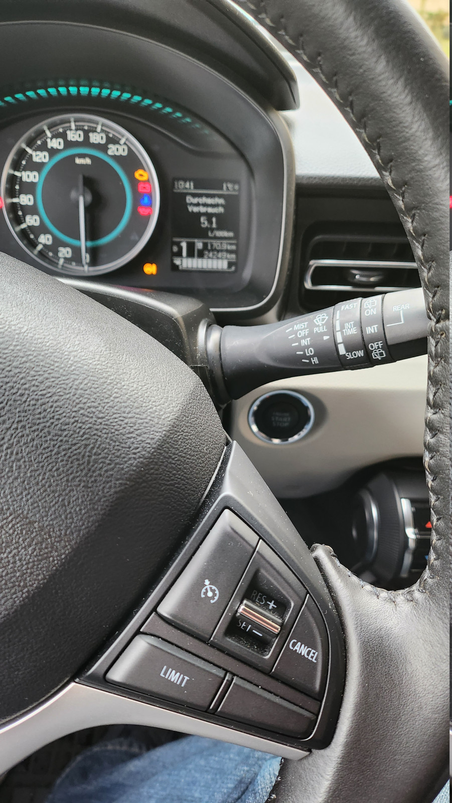 Einstelbarer Wischintervalschalter für Ignis