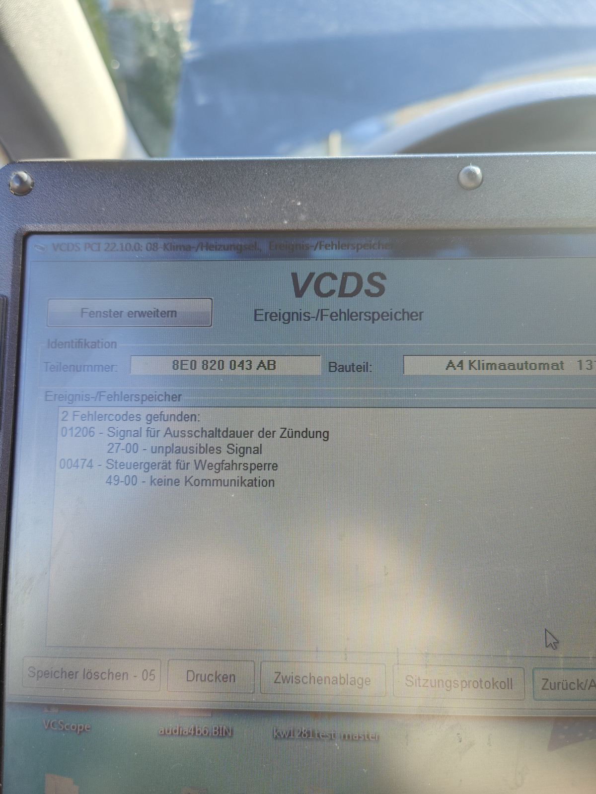 Kombiinstrument defekt?