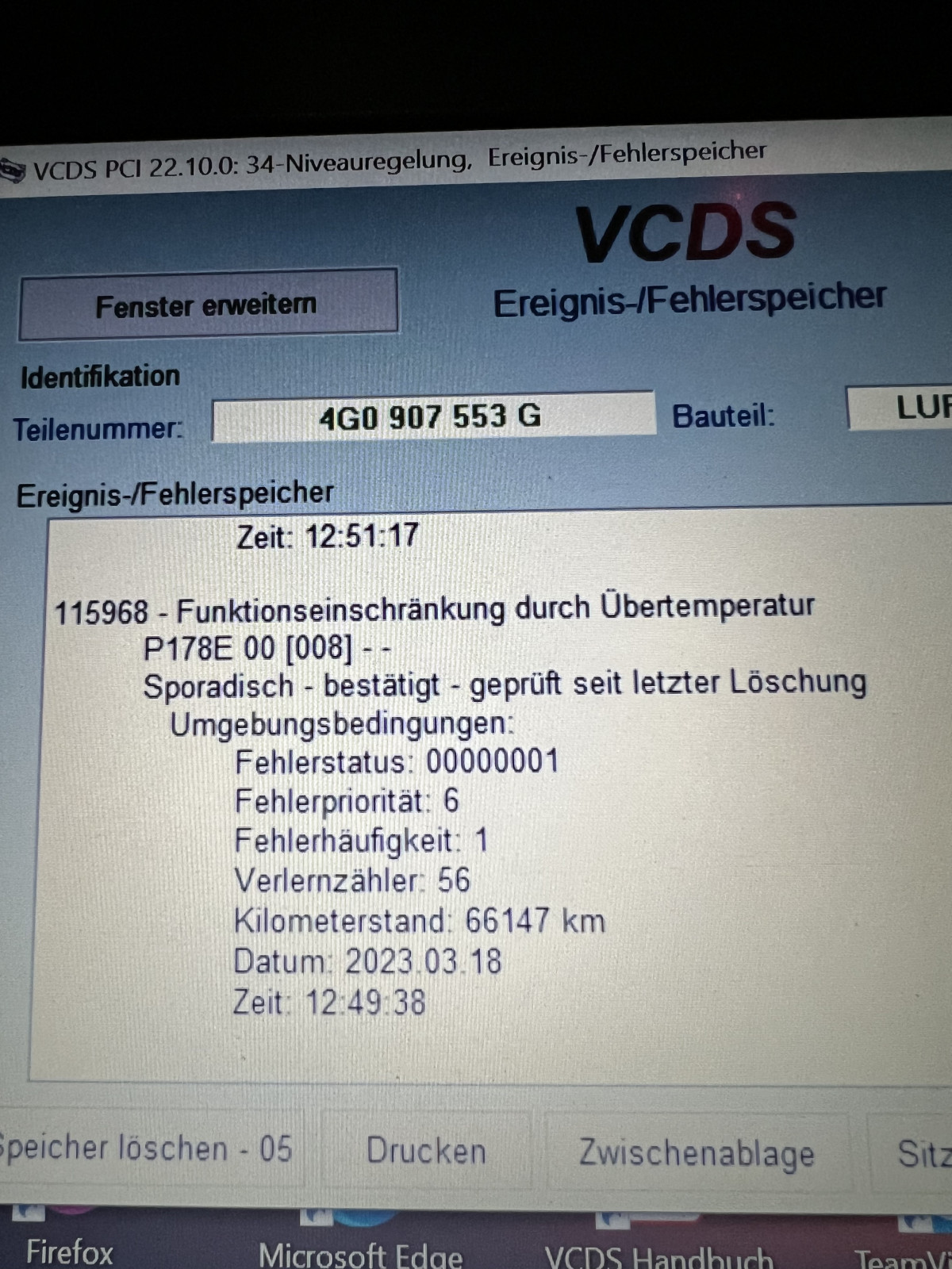 Problem mit Luftfederung