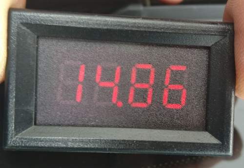 Ladespannung während der Fahrt