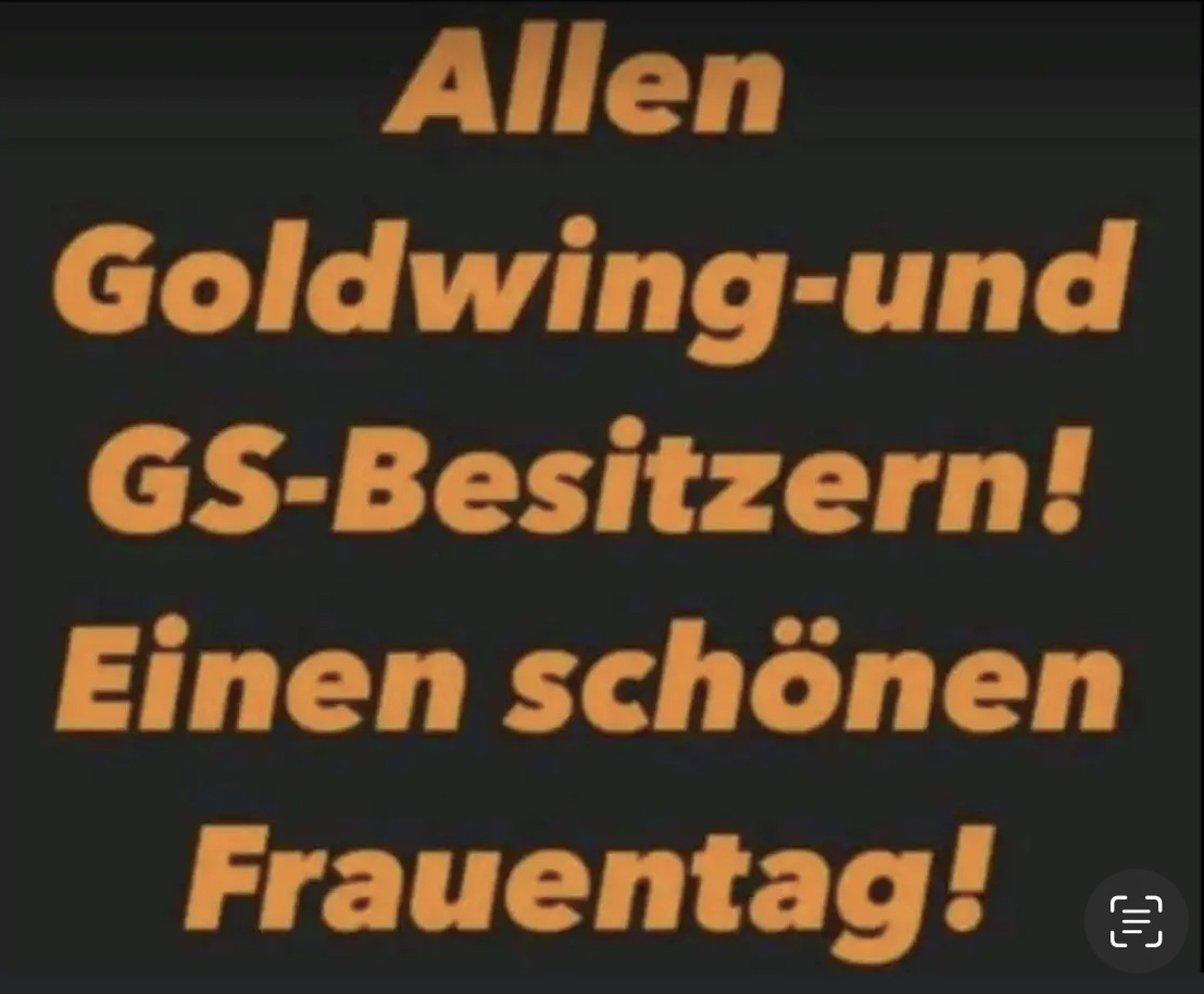 Vielleicht so: Ein Witzefred - um die Biker auf zu lockern