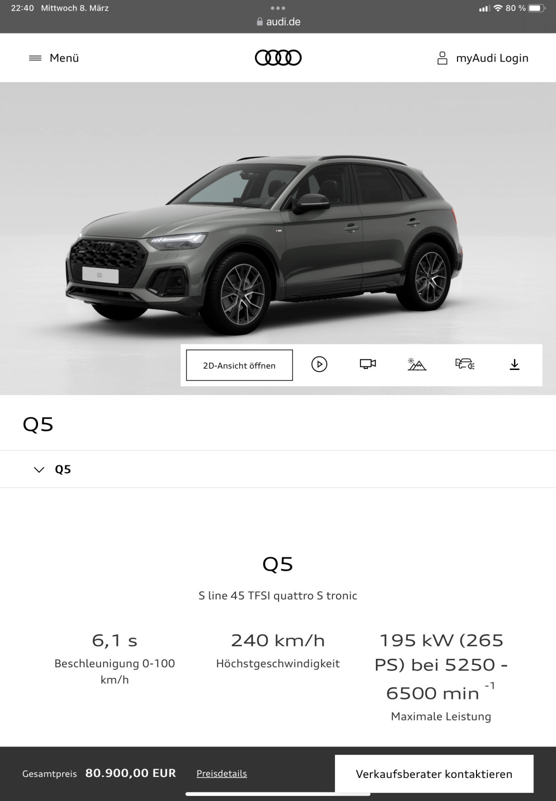 Kaufberatung Q5/SQ5 (Motoren-Ausstattungen-Preise)