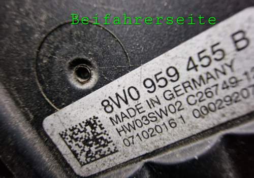 Lüfter Beifahrerseite