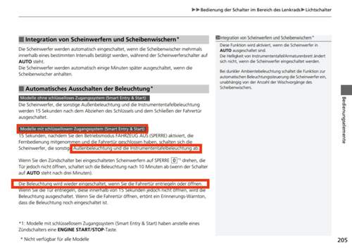 Handbuch Civic Limousine 2017