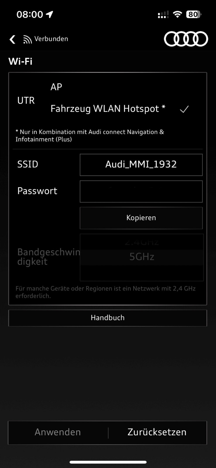 Hat wer den Audi Universal Traffic Recorder im e-tron GE verbaut?