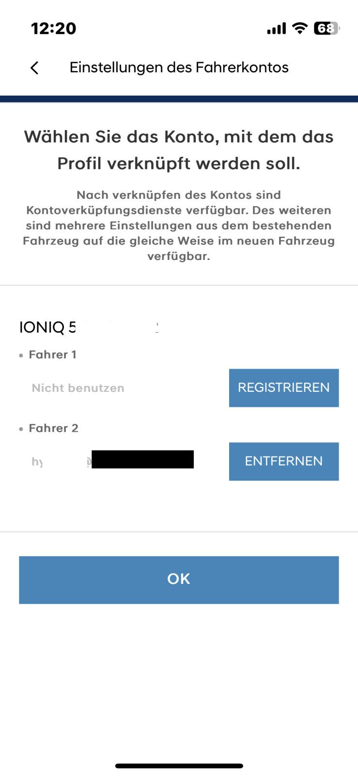 Keine Bluelink Verbindung mehr