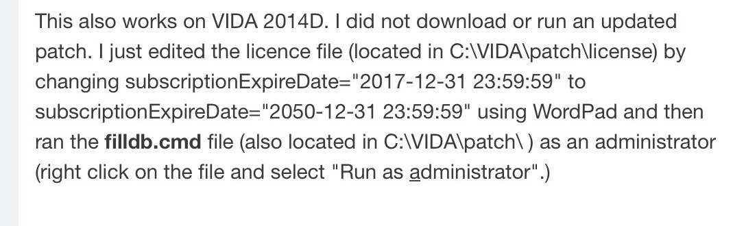 OBDII Volvo VIDA DICE