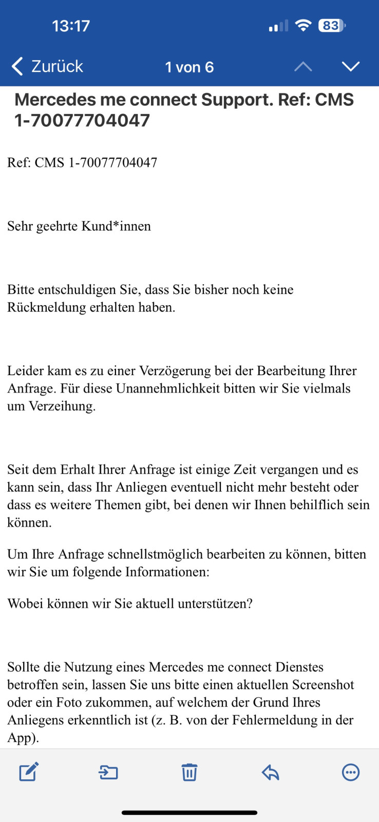 Mercedes streicht Remote Paket