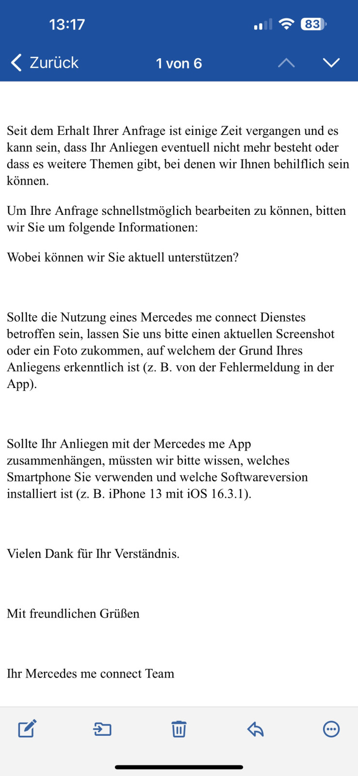 Mercedes streicht Remote Paket