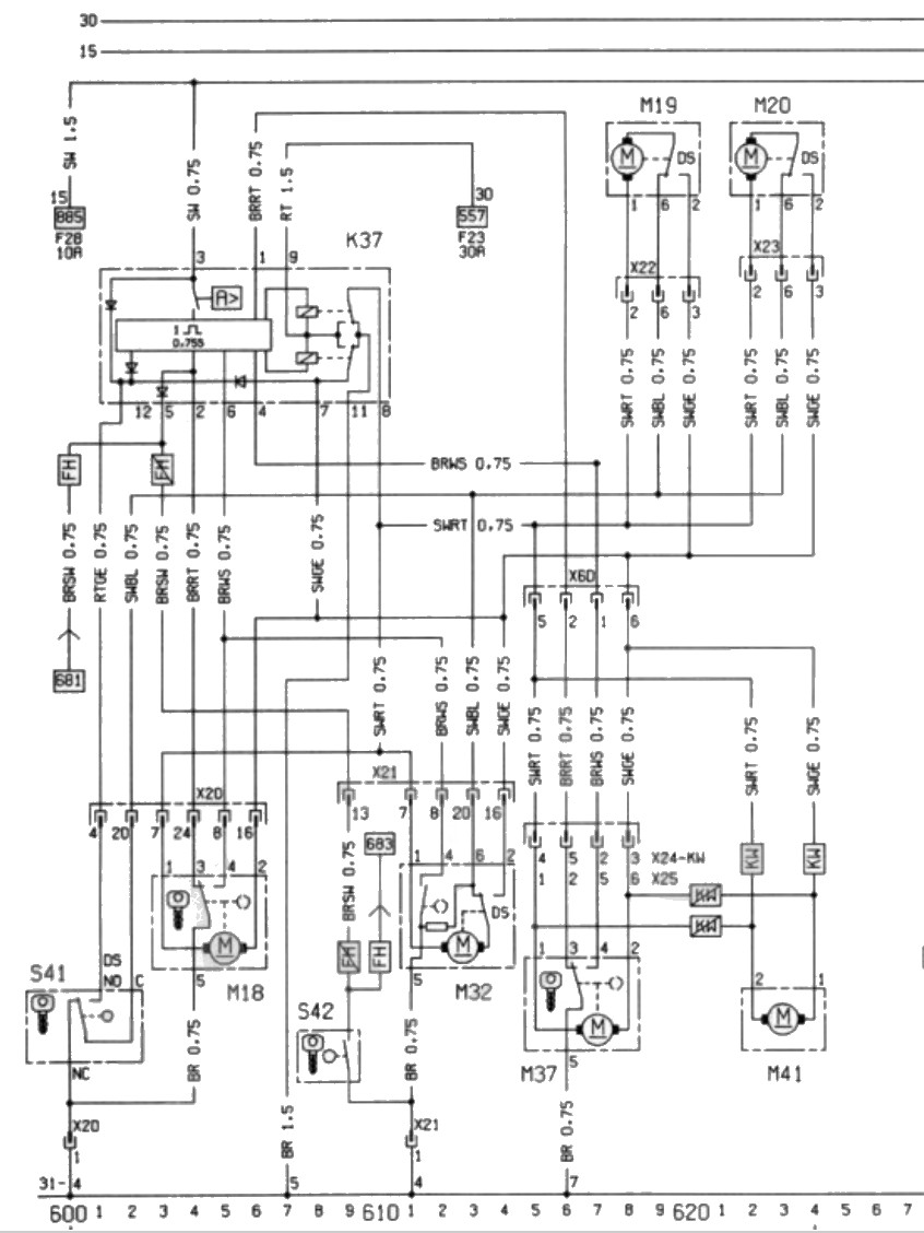 Omega B - VFL - Zentralverriegelung seltsamer Fehler