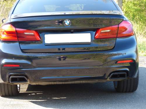 G30 Heckdiffusor Carbonschwarz