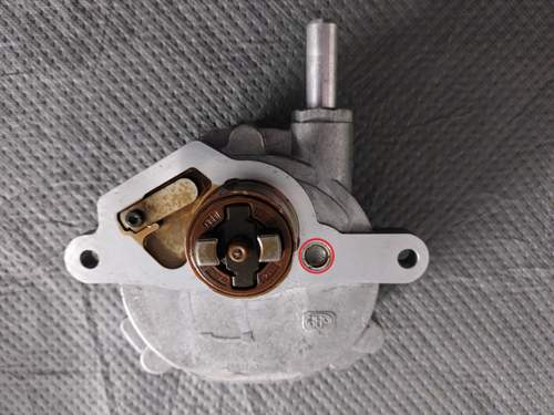 Oeleingang beim Sieb