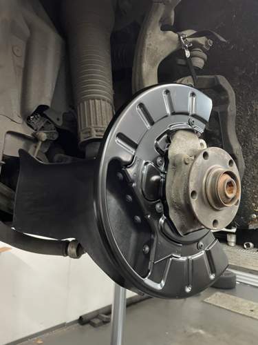 Luftleitblech mit ankerblech