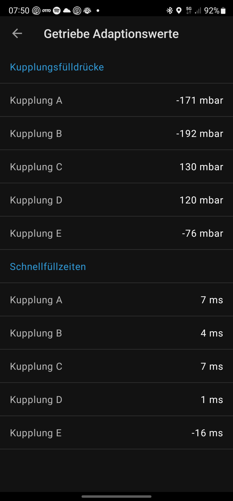 Ruckeln nach Getriebespühlung M550d