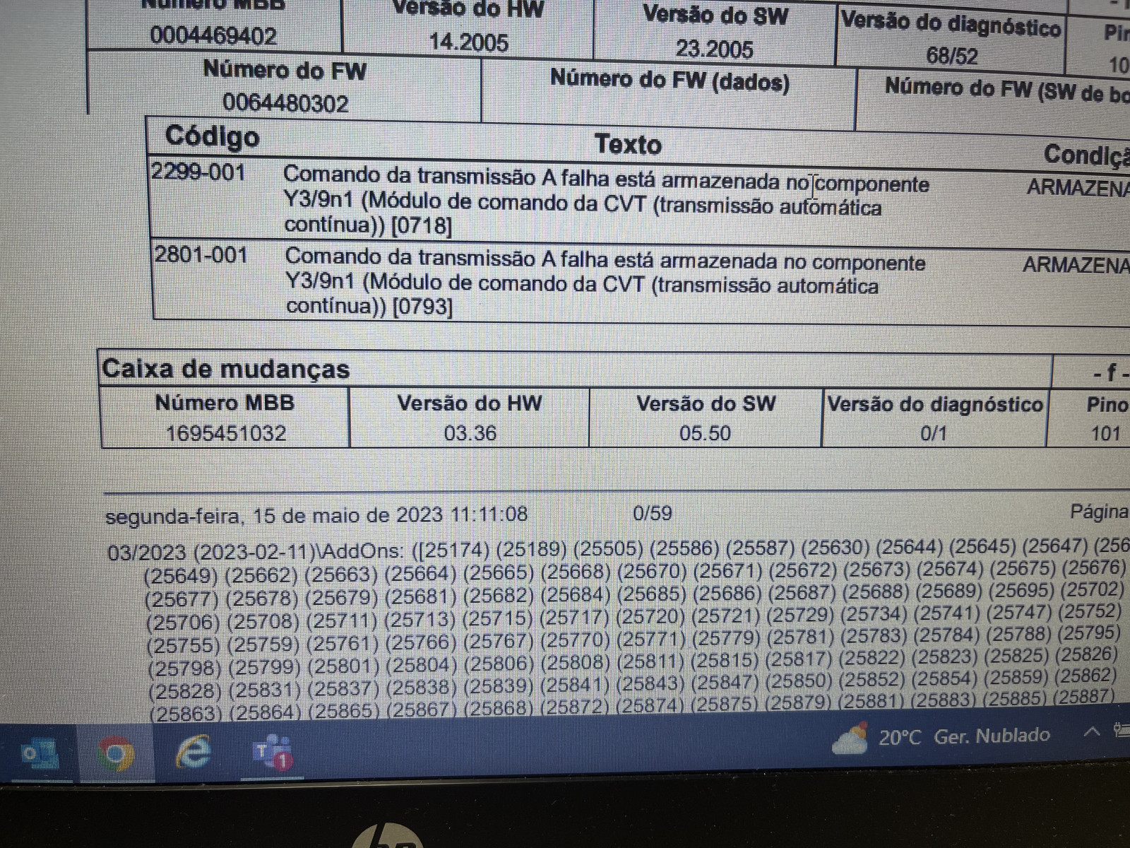 Getriebefehler bei 60Grad Motoröl Temperatur