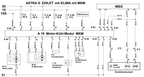Schaltplan Lüfter mit MKM und R 9