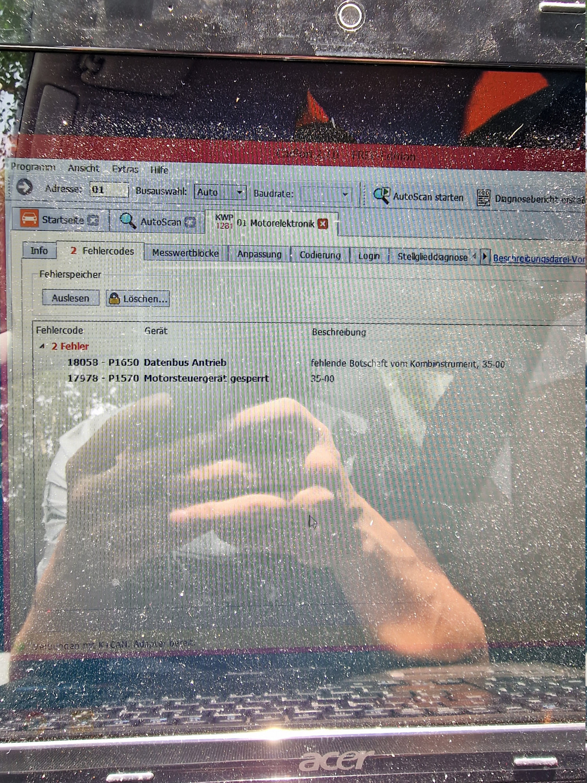 Polo 9n 1.9tdi 101 PS Motorkontrollleuchte leuchtet nicht bei eingeschalteter Zündung