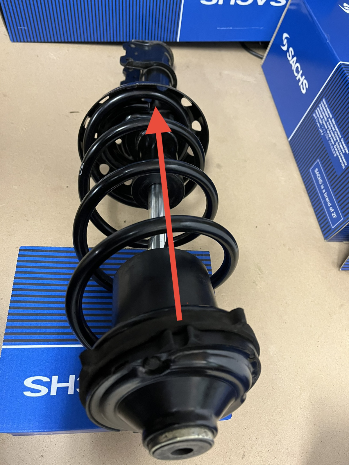 Montage Federbeine vorne