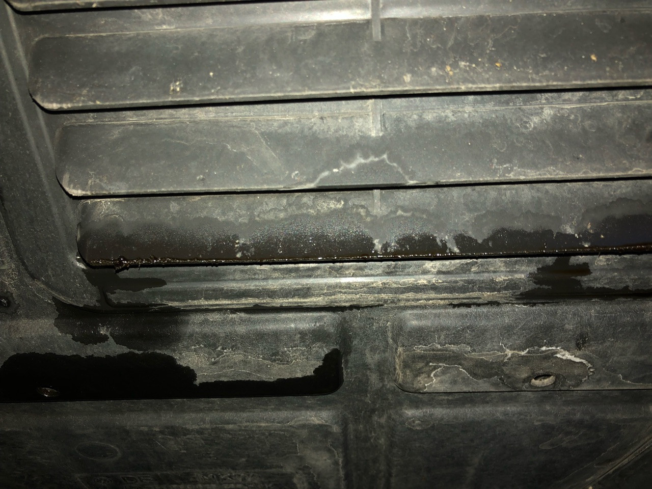 Austritt ölartiger Substanz