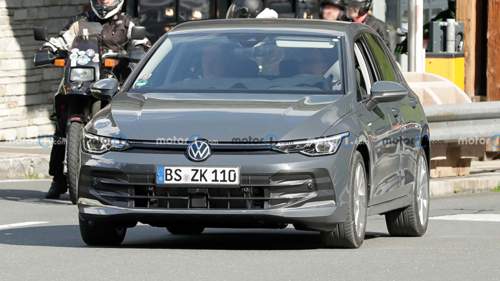 2024-volkswagen-golf-facelift-spy-photo