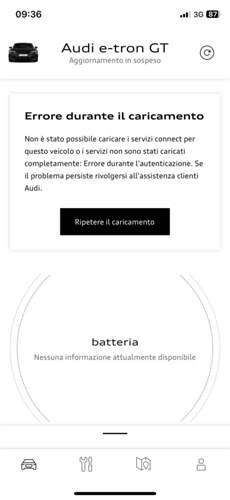 Fehlermeldung MyAudi 2