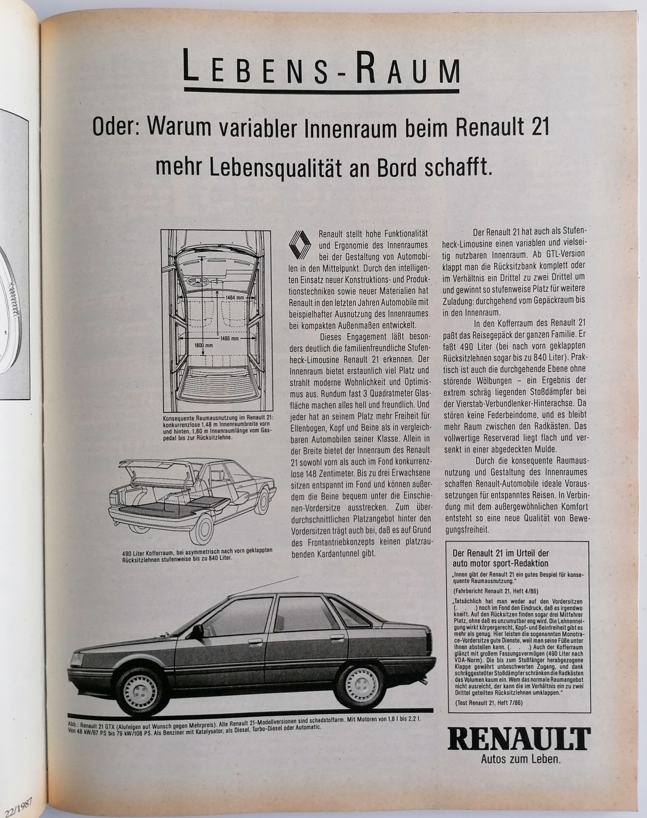 Anzeige 7: Renault 21