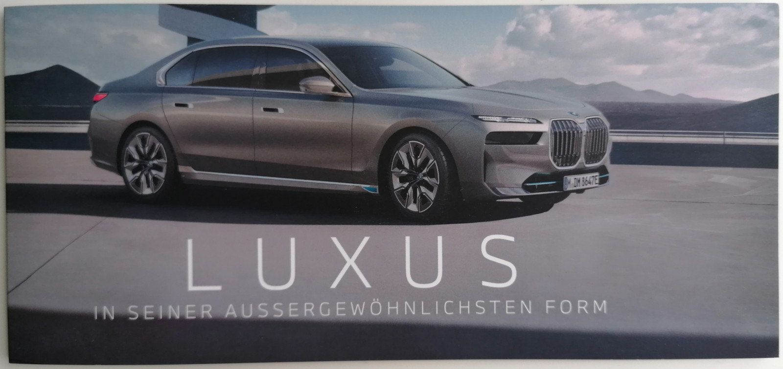 Moderne Werbung: BMW i7 (1/3)