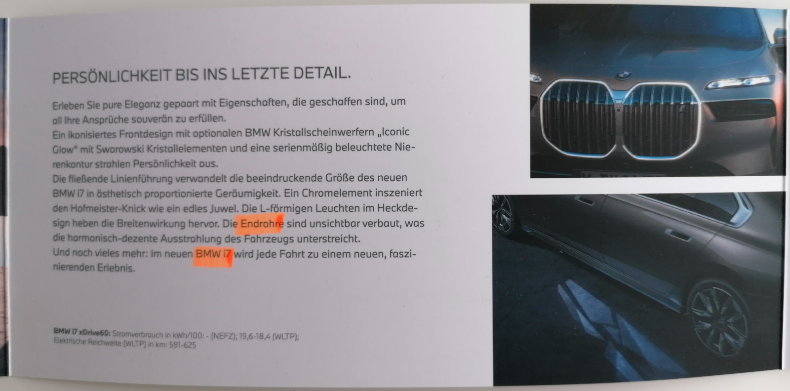 Moderne Werbung: BMW i7 (3/3)