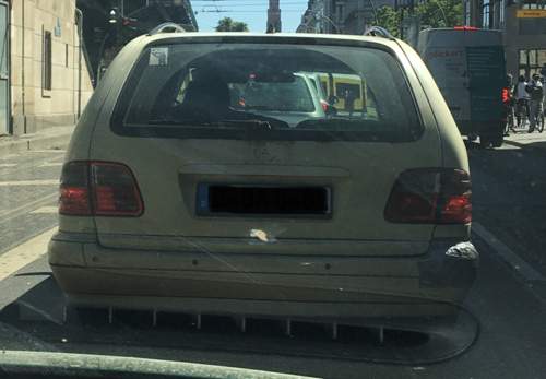 Mercedes W210 Endstadium