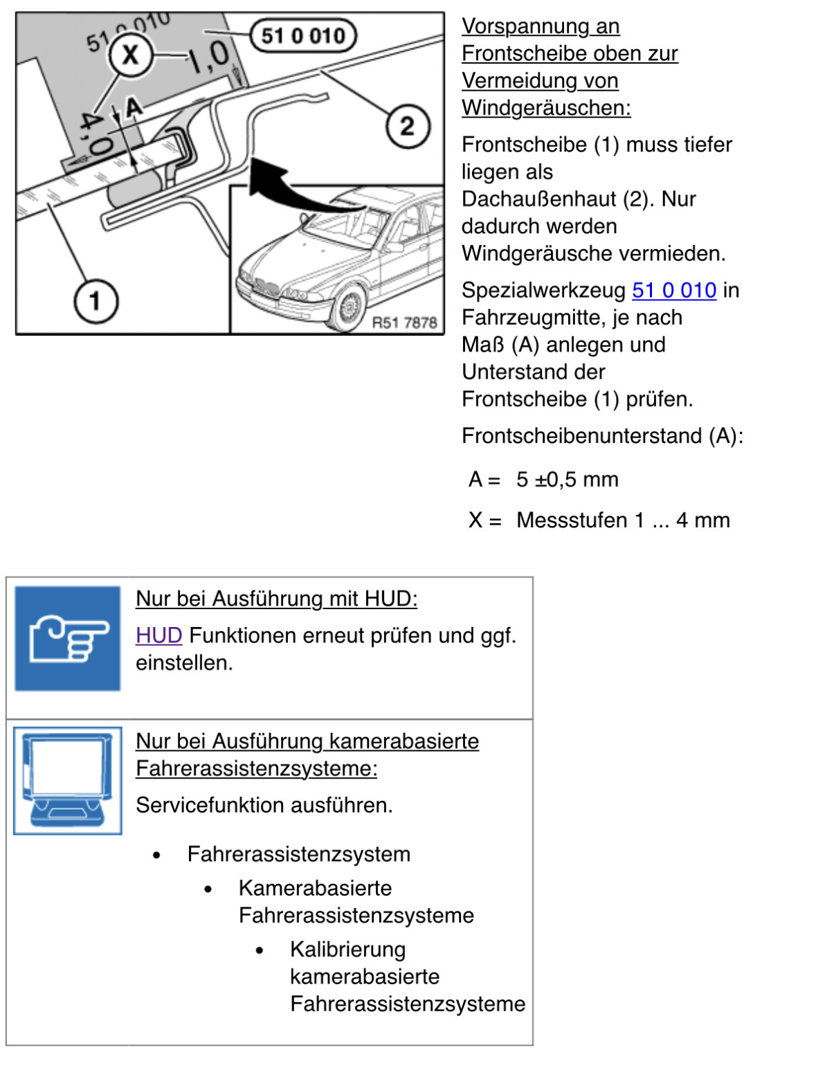 Headupdisplay nach Scheibentausch unscharf
