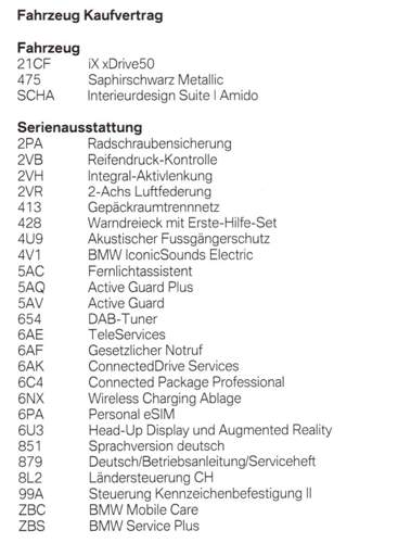 Serianausstattung-ix50