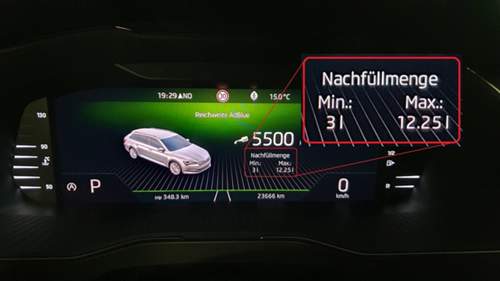 Nachfüllmenge AdBlue