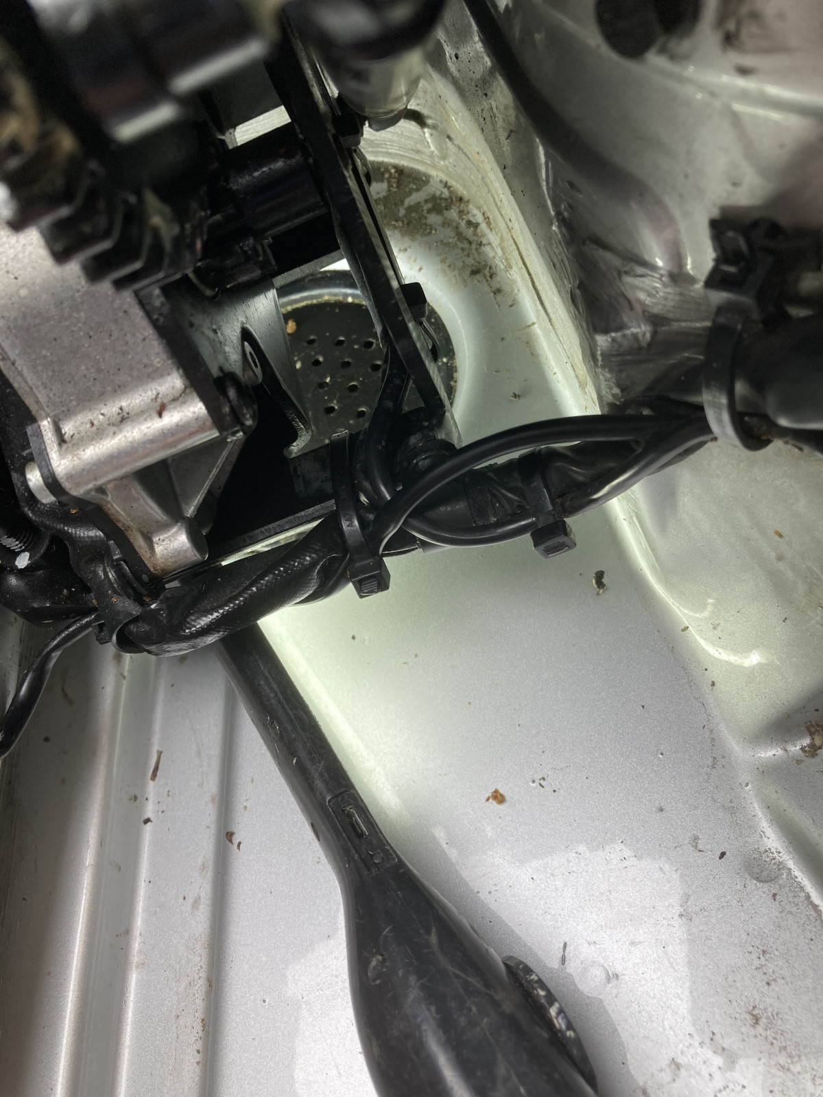 Verdeckkasten C70I Cabrio voller Wasser