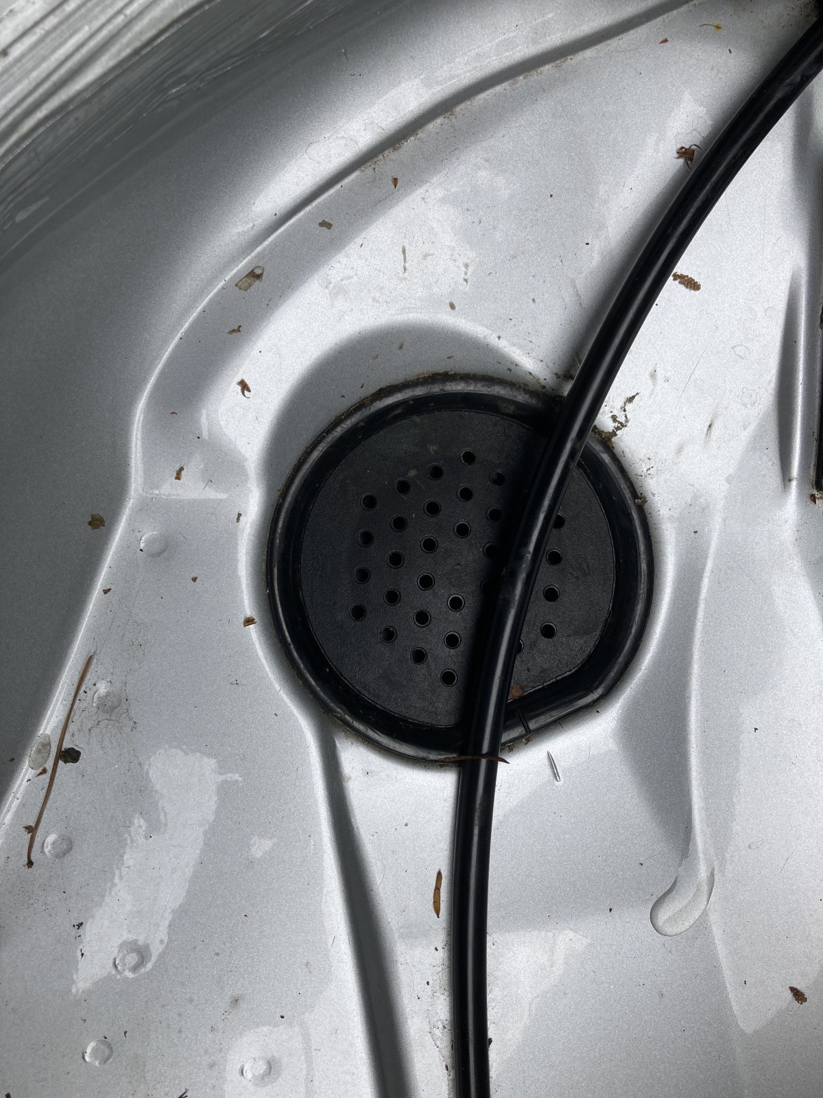 Verdeckkasten C70I Cabrio voller Wasser