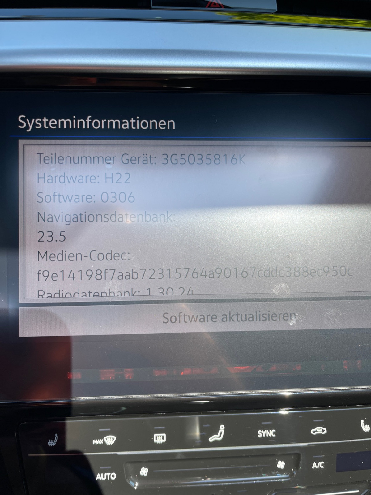 MIB 3 MJ20/21 Update 0278 alle FIN freigegeben!