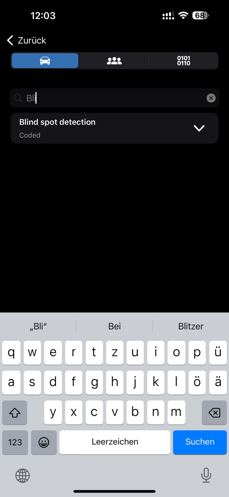Codierung Rollo & Pano-Dach / Lane Assist nachkodieren