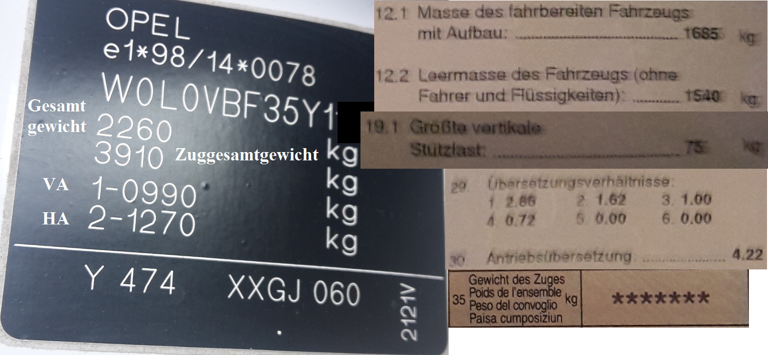 Astra H Felgen auf Omega B FL