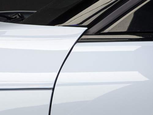 Nicht schön gemacht: Die Blechübergänge.