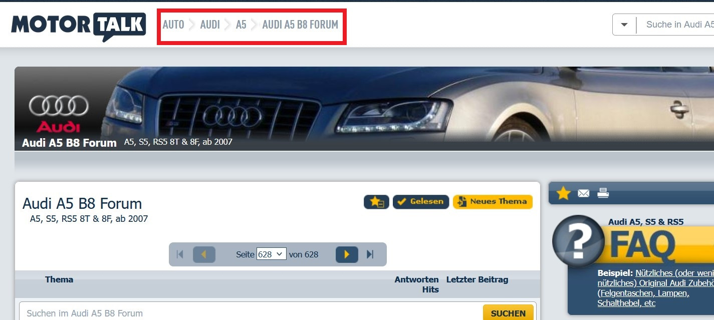 Audi S5 F5 Front Kamera Aus