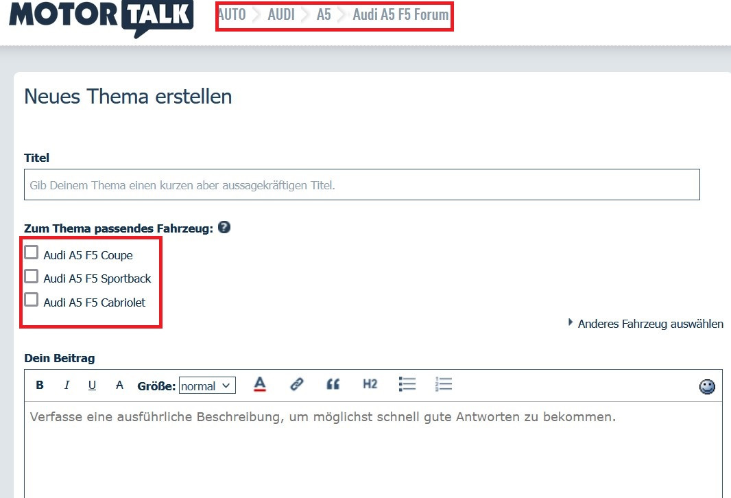Audi S5 F5 Front Kamera Aus