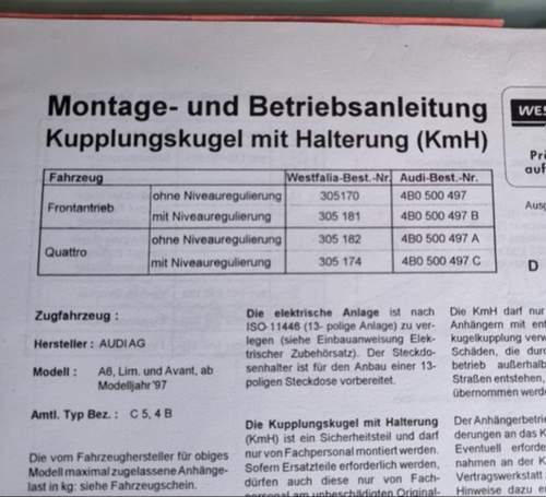 Kugelkopf AHK A64BC5