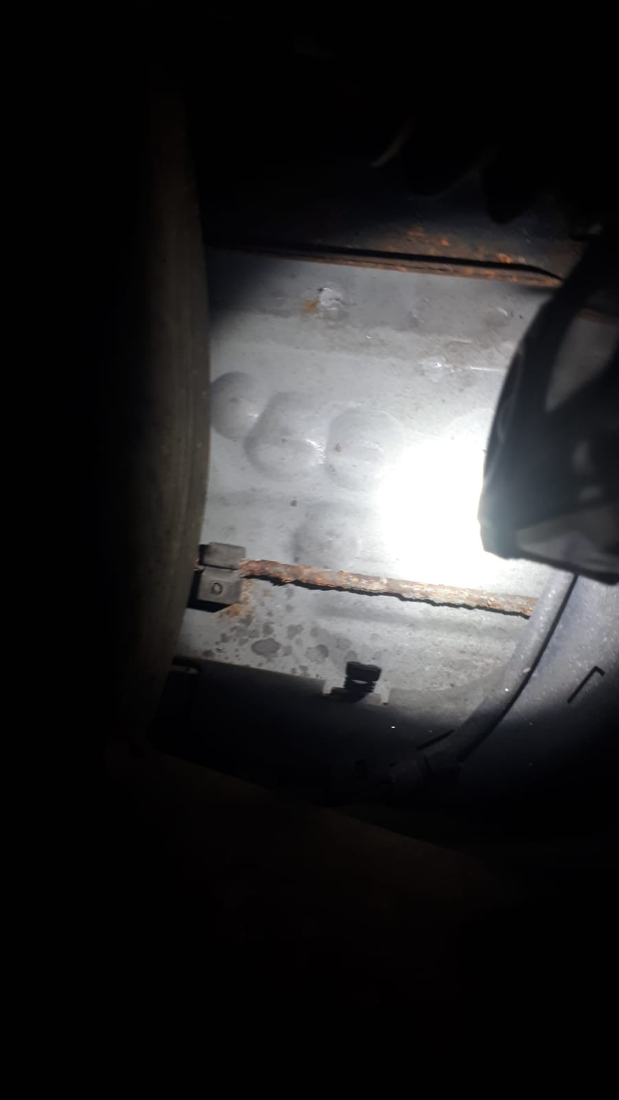 Motorleuchte - "Abgas Werkstatt"