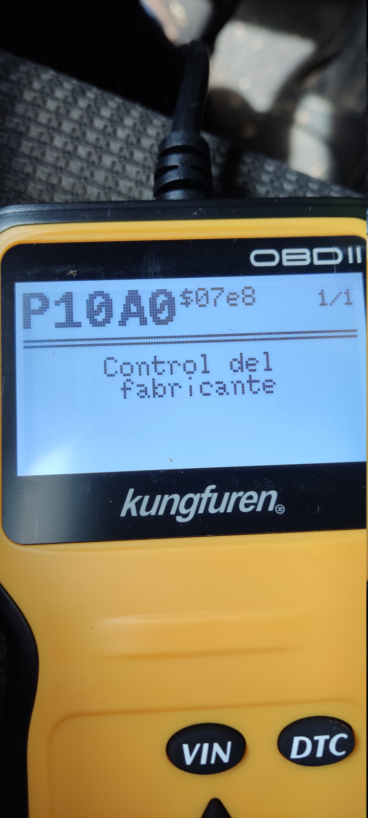 Fehlercode P10A0 $07e8