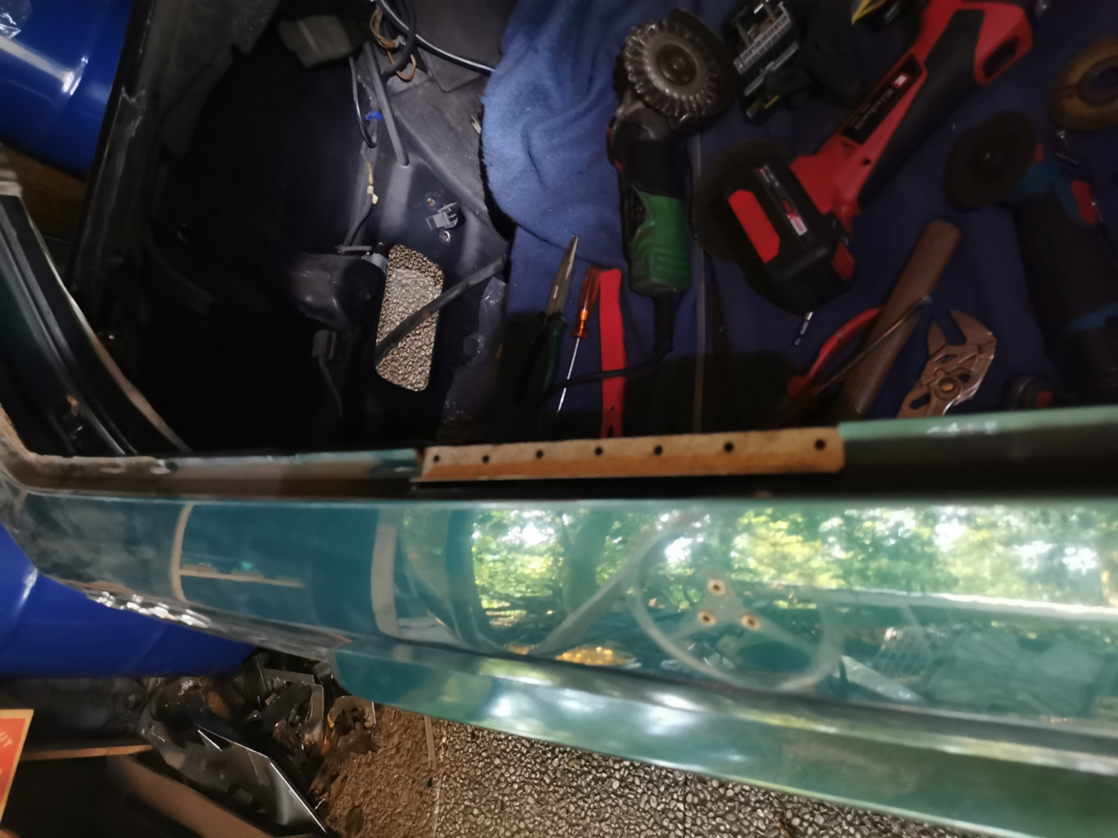 Rostsanierung Scheibenrahmen