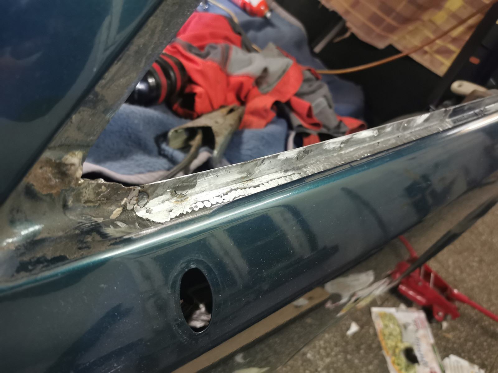 Rostsanierung Scheibenrahmen