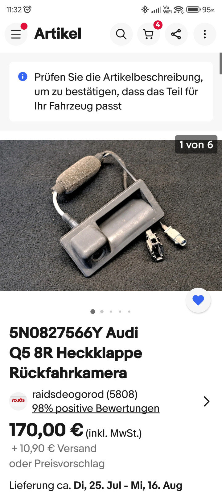 Rückfahrkamera nachrüsten + Anleitung für Einbau