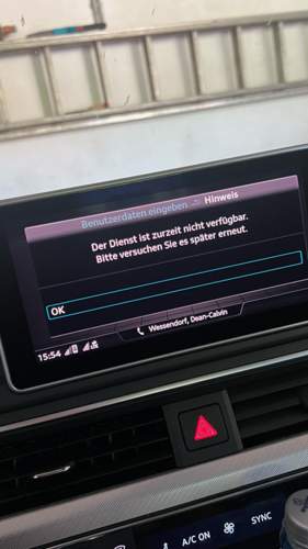 Der Dienst ist nicht verfügbar...